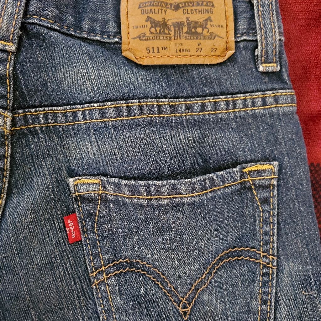 Levi's 511 Skinny 14 Regular W27 X L27 Like New